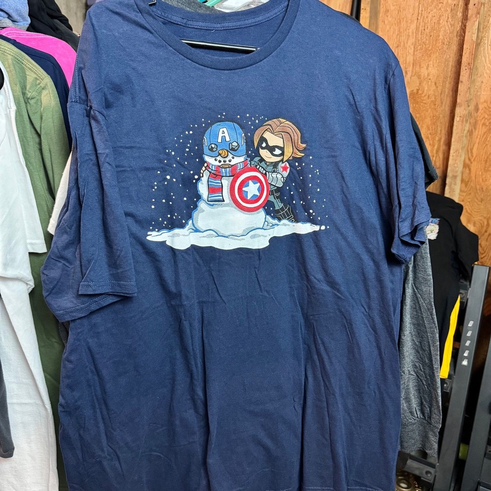 Marvel Captain America and the Winter Soldier NWOT 2XL